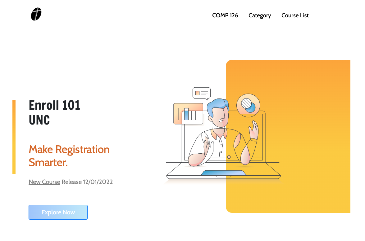 Enroll 101 - Course enrollment application for UNC students